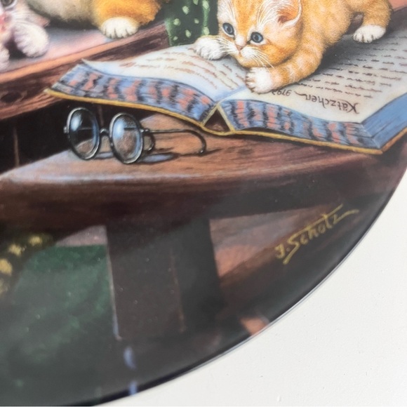 Vintage “Story Time ” Litter Rascals Collectors Plate - Picture 4 of 7